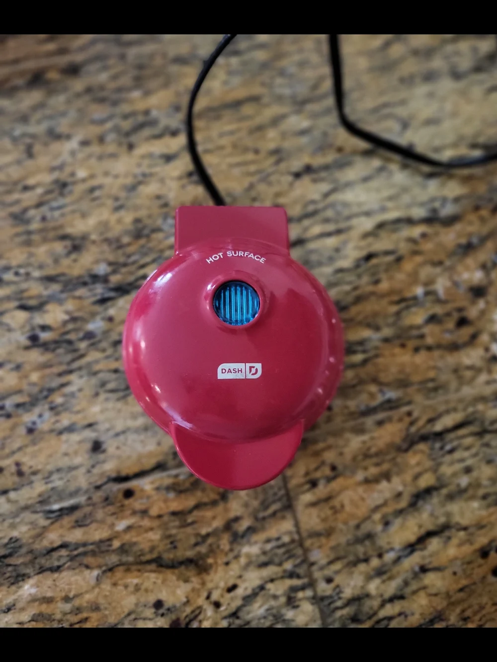 Dash Mini Waffle Maker in Red